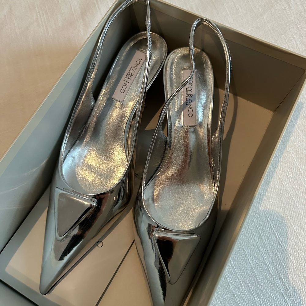 Tony Bianco Silver shoes